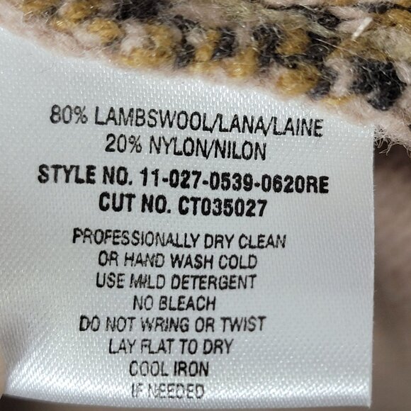 Stetson Womens Boho Western Tribal Aztec Lambswool Southwest Cardigan Small - Picture 7 of 7